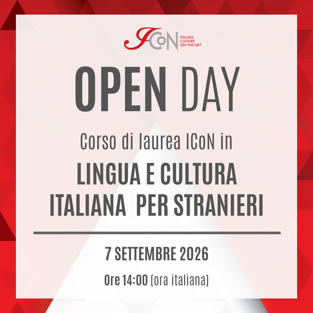 Open day del Corso di Laurea in Lingua e cultura italiana per stranieri