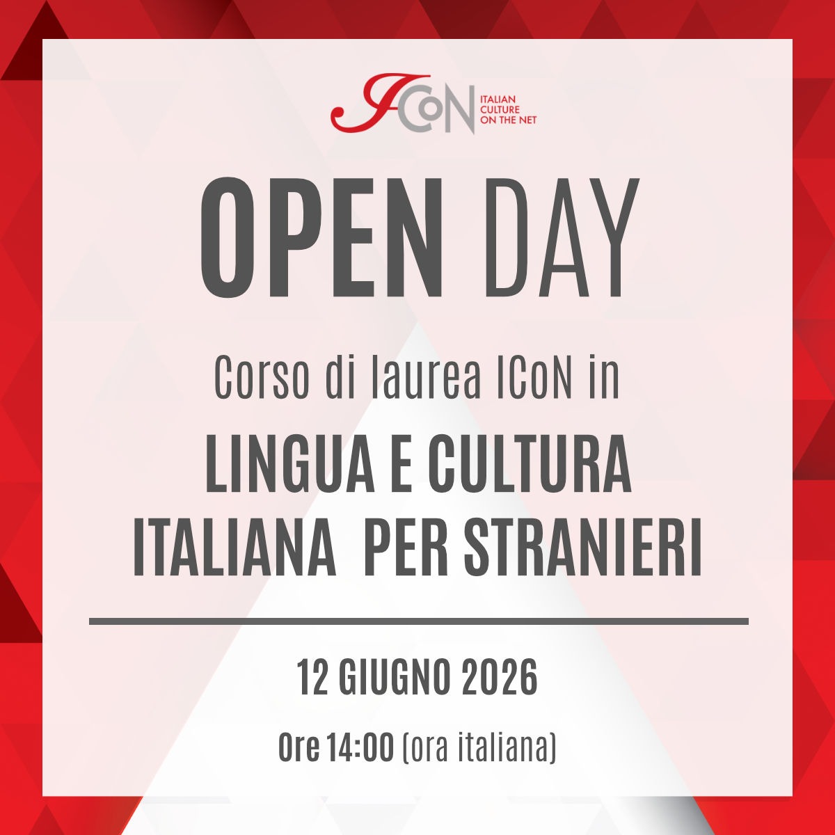 Open day del corso di laurea in Lingua e cultura italiana per stranieri