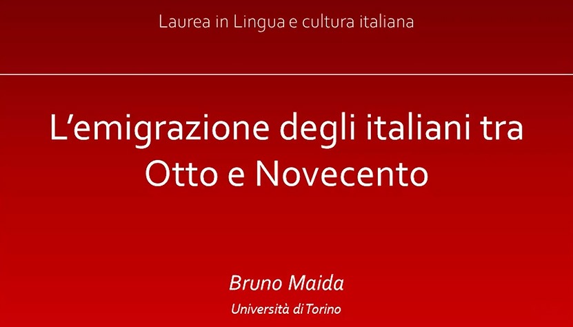 L’emigrazione degli italiani tra Otto e Novecento